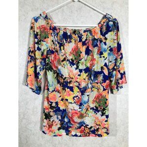Yoyo 5 women’s large thin multi-colored top